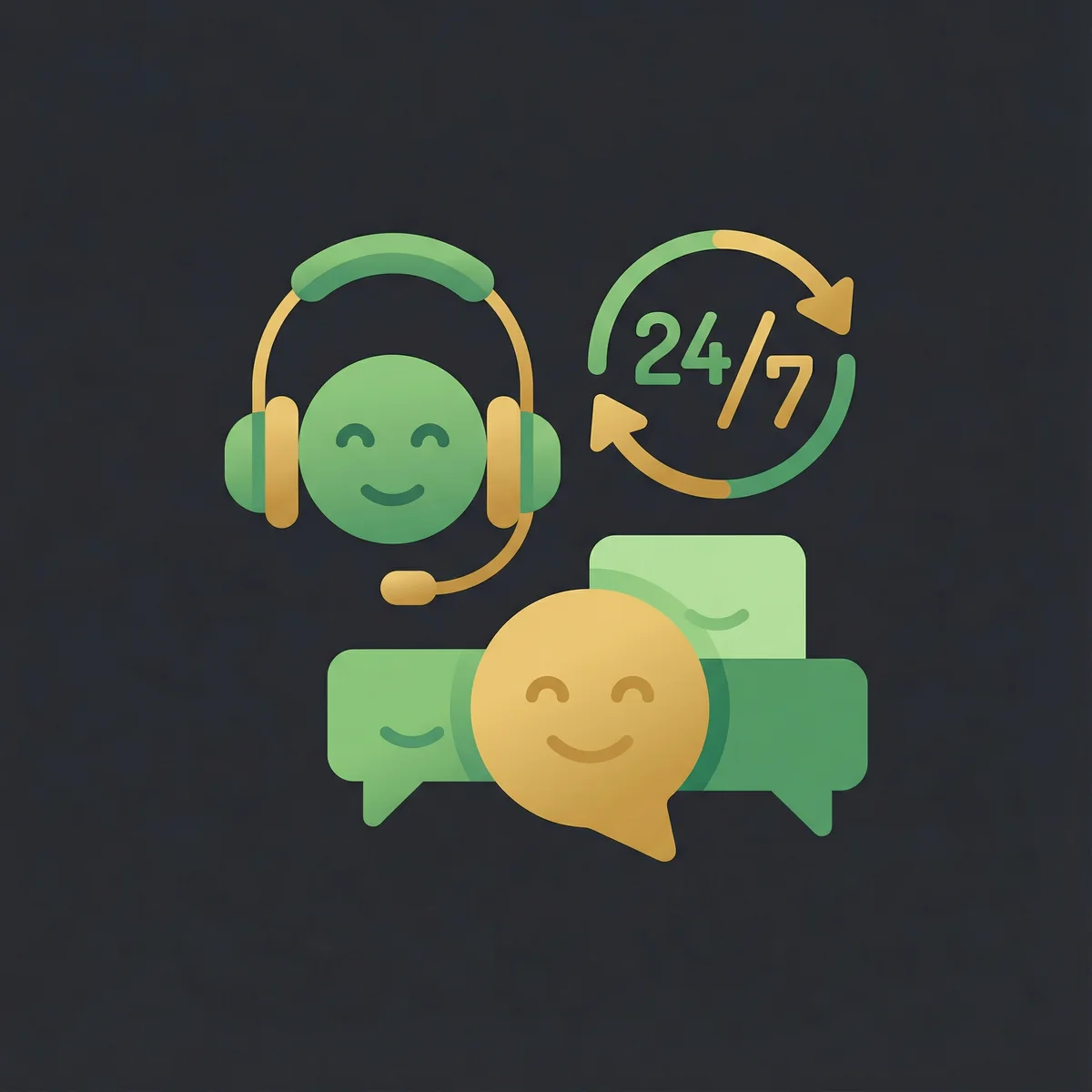 Suporte ao cliente 24 horas com chat